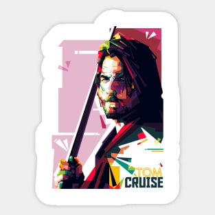 Tom Cruise Pop Art Sticker